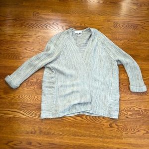 John + Jenn chunky grey cardigan
